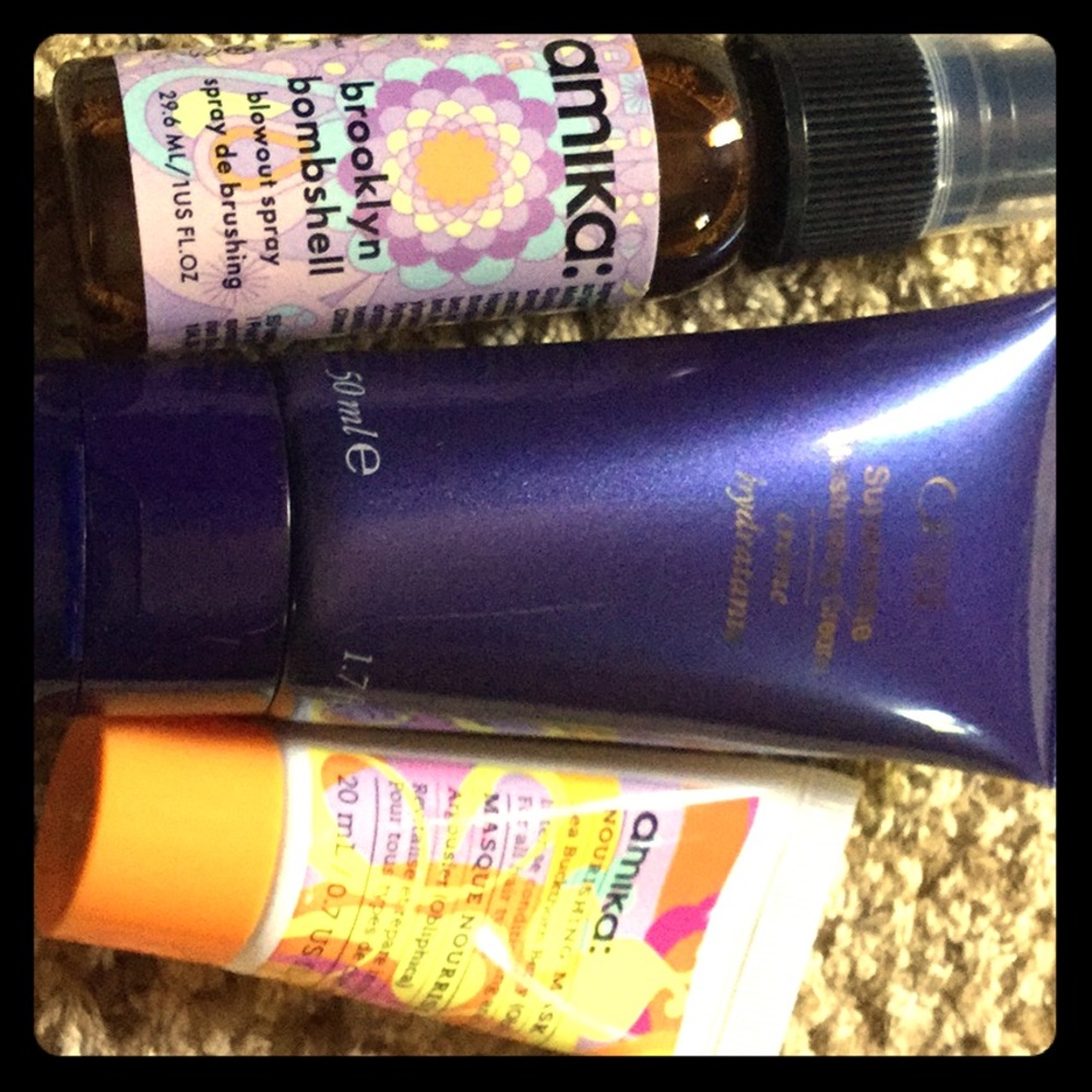 Amika and Oribe products